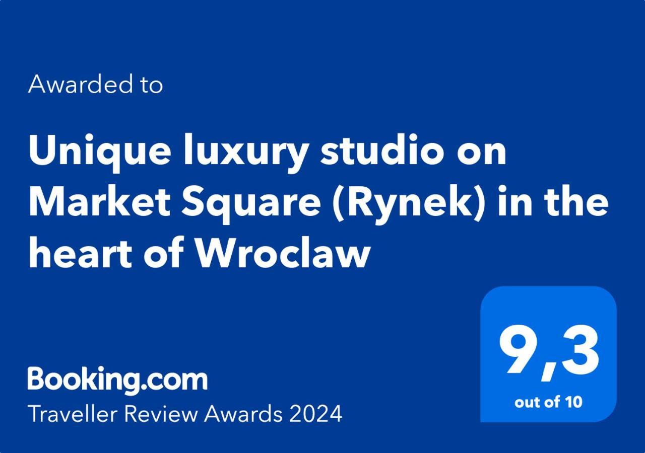 شقة Unique Luxury Studio On Market Square فروتسواف المظهر الخارجي الصورة